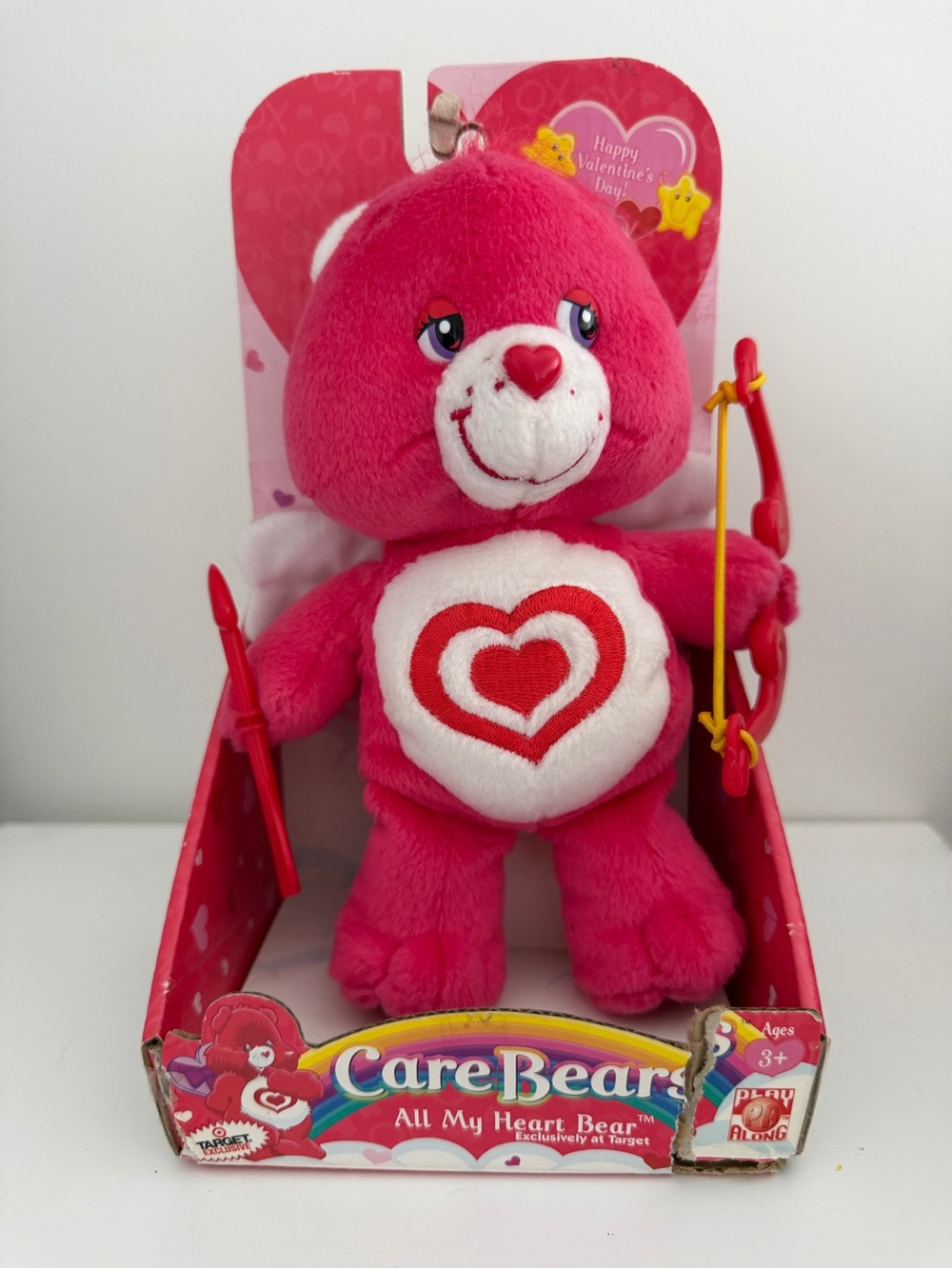 NWT 2005 Care Bears All My Heart Bear Target Exclusive Plush for Valentine’s Day